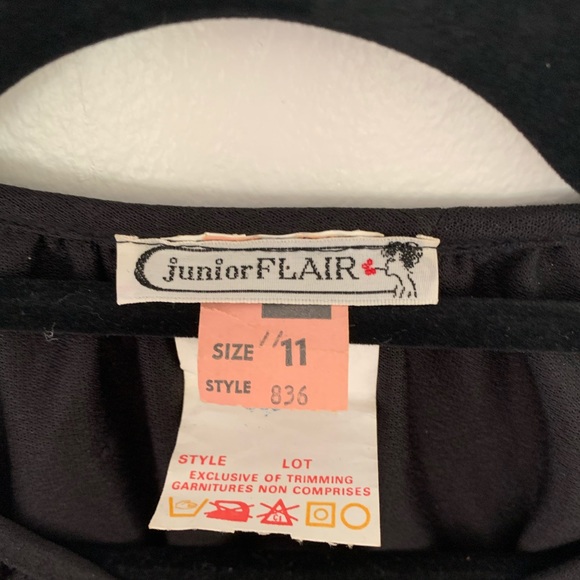 Vintage 70s halter neck crop top by Junior Flair - Picture 5 of 5